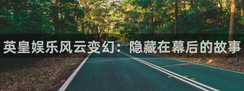 永信贵宾会官网217：英皇娱乐风云变幻：隐藏在幕后的故事
